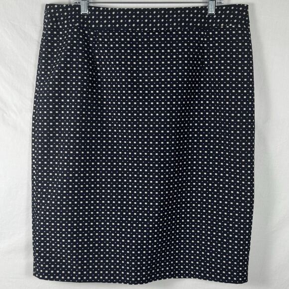 Coldwater Creek Dresses & Skirts - Coldwater Creek Skirt - Navy & White Polka dot, Lined Size 16, Business, Work